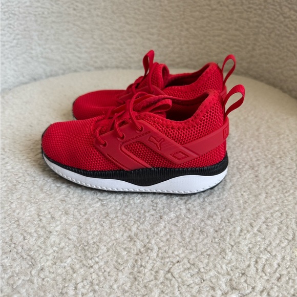 Puma Kids Vibrant Red Sneakers | 7C - Picture 3 of 6